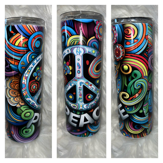 Peace Sign 20oz. Sublimation Tumbler