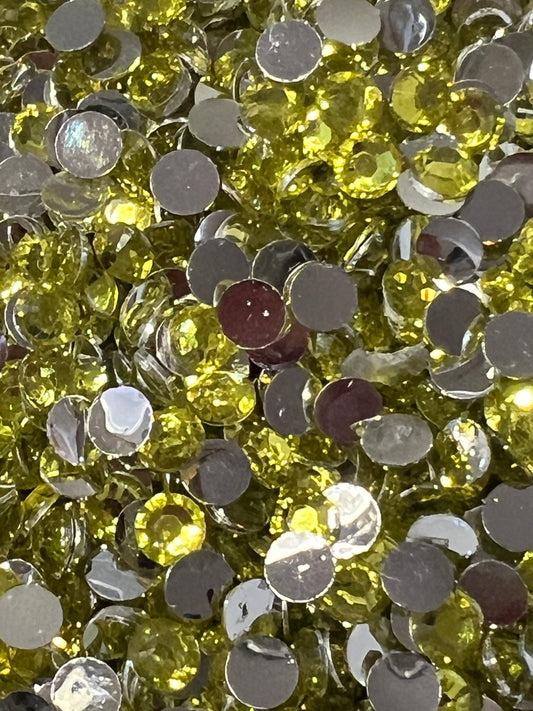 Citrine Silver Back Rhinestones 4mm/ss16