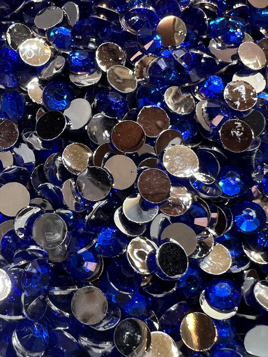 Sapphire Silver Back Rhinestones 4mm/ss16